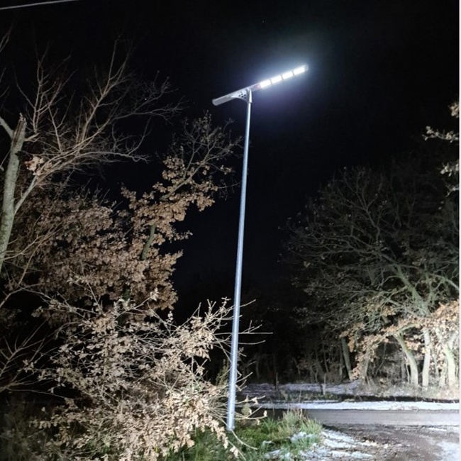 All in one led outdoor integrated solar street light